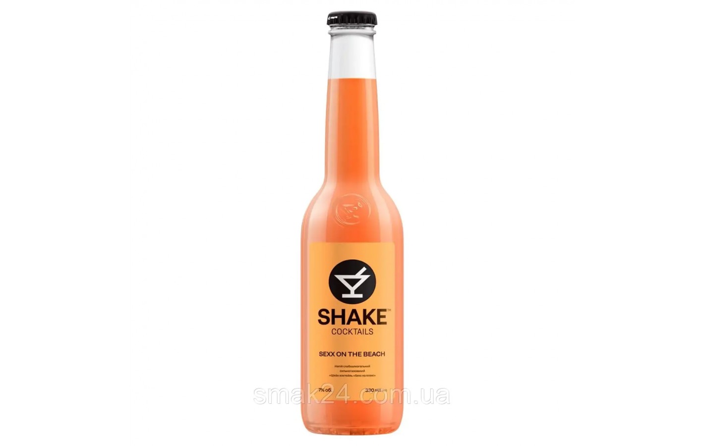 Напиток слабоалкогольный Shake Cocktails sexx on the beach 7% 330 мл ст/б Украина
