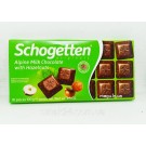 Шоколад молочний із фундуком Schogetten Alpine Milk with Hazelnuts 100 г, Німеччина