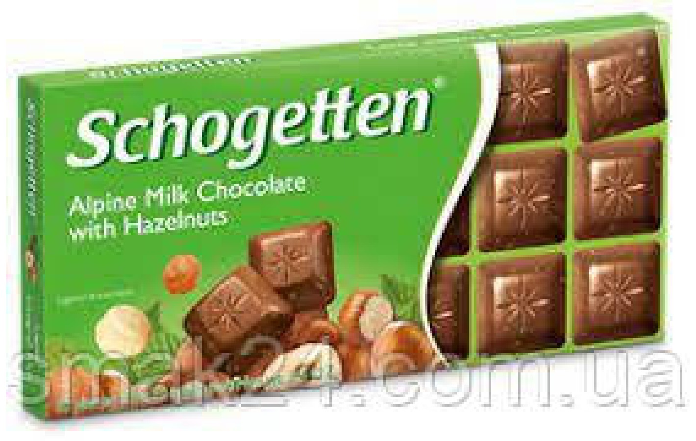 Шоколад молочний із фундуком Schogetten Alpine Milk with Hazelnuts 100 г, Німеччина