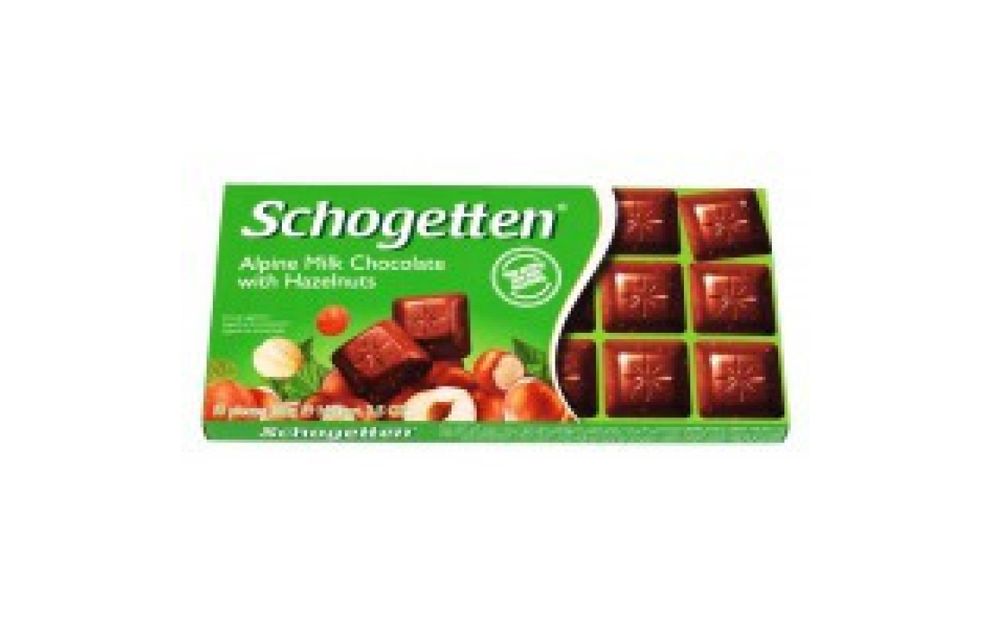 Шоколад молочний із фундуком Schogetten Alpine Milk with Hazelnuts 100 г, Німеччина