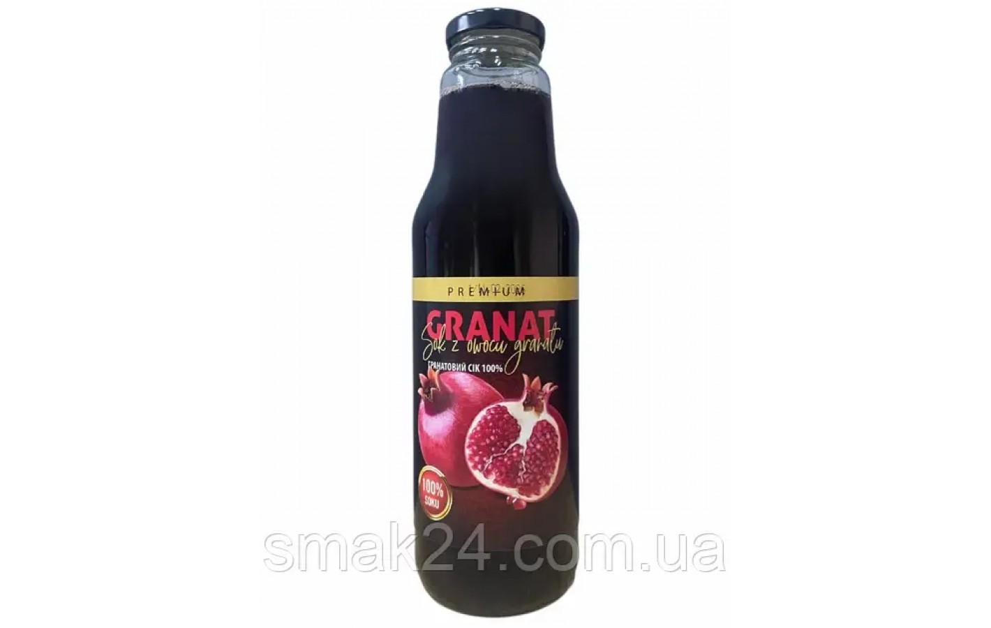 Сок гранатовый БЕЗ САХАРА Premium Granat Польша 750 мл