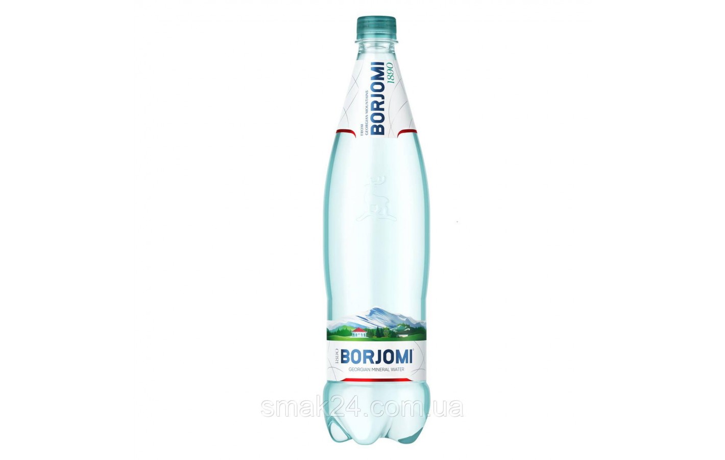 Вода лечебно-столовая минеральная сильногазированная Borjomi 1 л