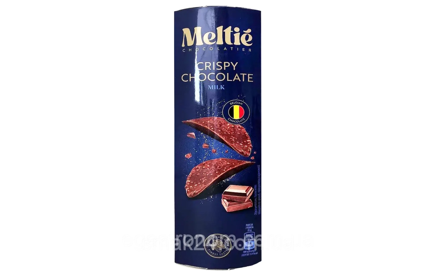 Шоколадные чипсы Meltie Crispy Chocolate Milk 125г Бельгия