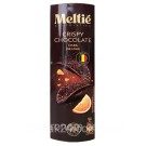Шоколадные чипсы с апельсином Crispy dark orange Meltie 125г Бельгия