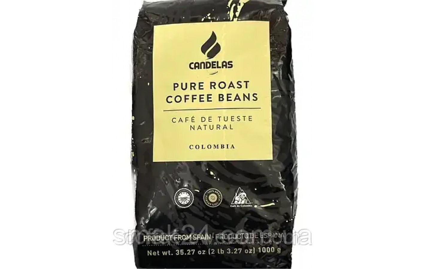 Кофе в зернах Candelas Colombia 100% арабика 1кг Испания