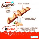 Шоколадный батончик в белом шоколаде Kinder Bueno White 19.5г Германия