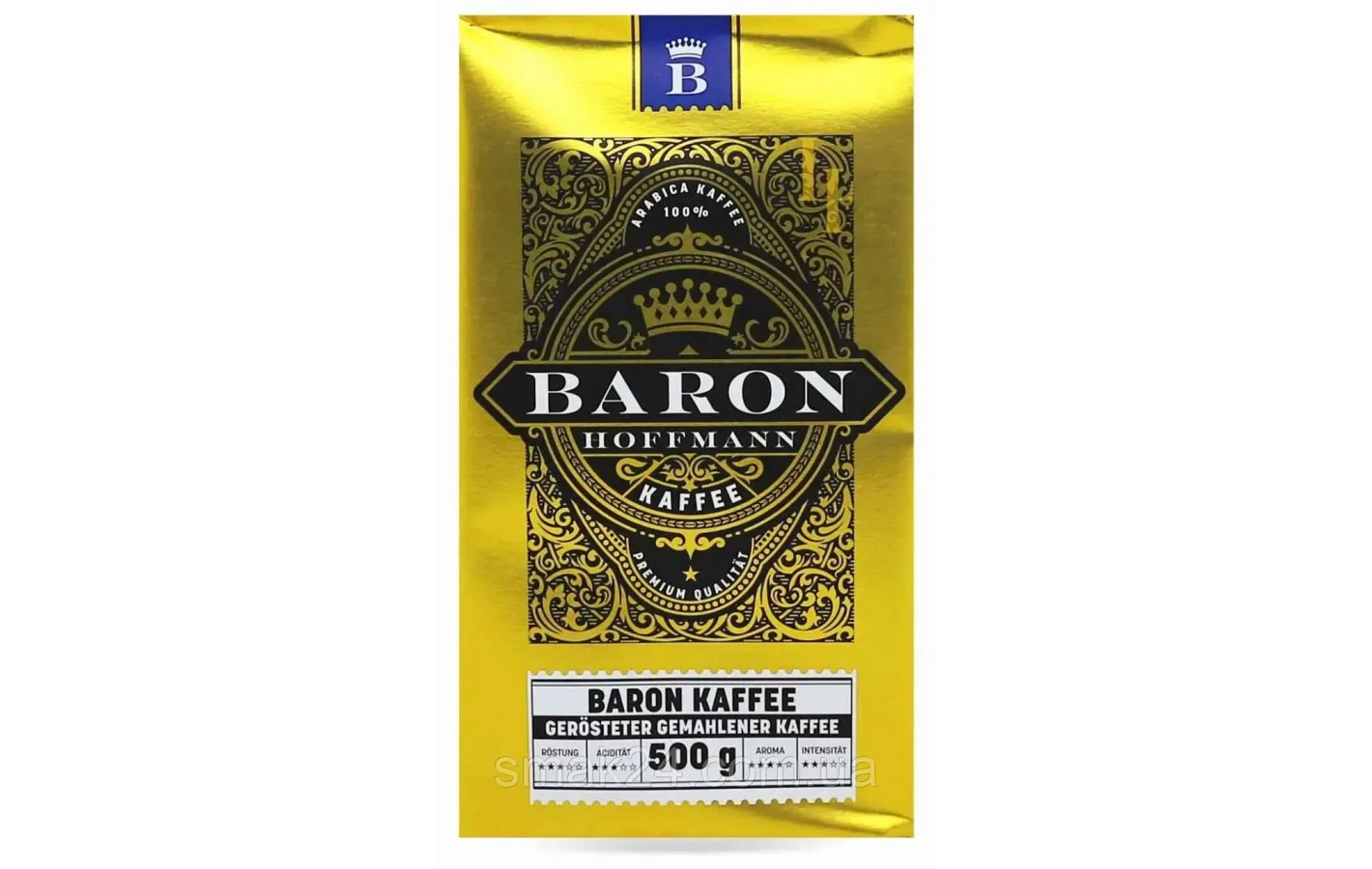 Кава мелена 100% Арабіка Baron Hoffmann Kaffee 500 г Німеччина