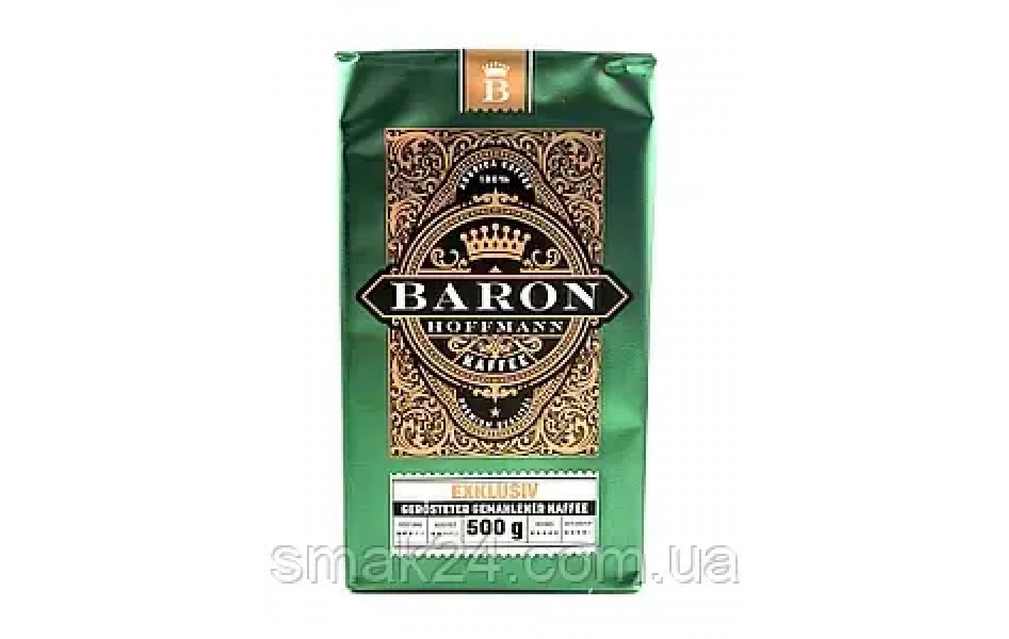 Кава мелена 100% Арабіка Baron Hoffmann Kaffee Exclusiv 500 г Німеччина