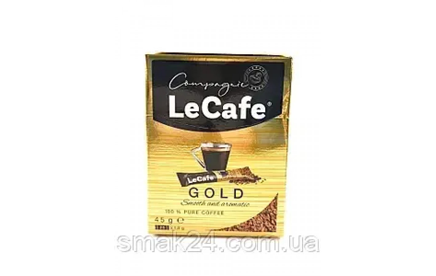 Кофе растворимый в стиках Le Cafe Gold (25×1,8 г) 45г Польша