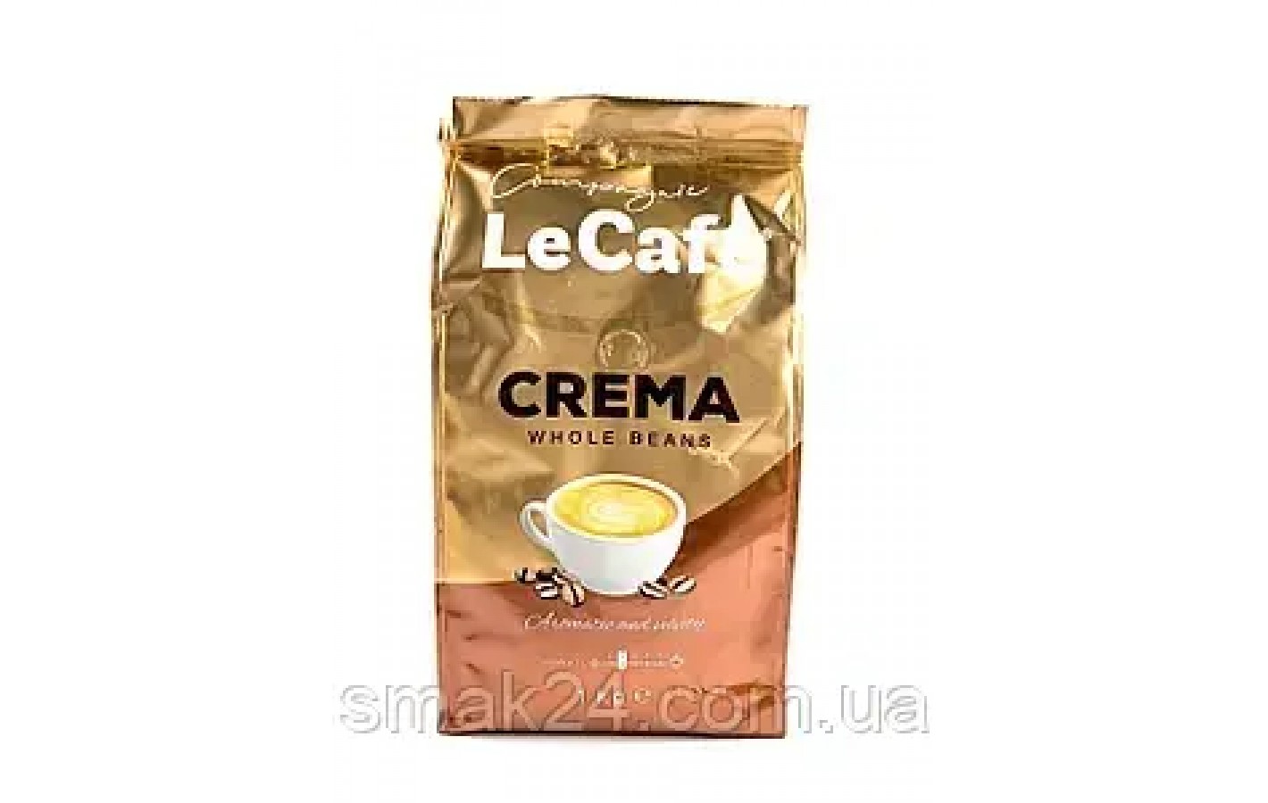 Кофе в зернах Le Cafe Crema 100% Арабика 1кг Польша