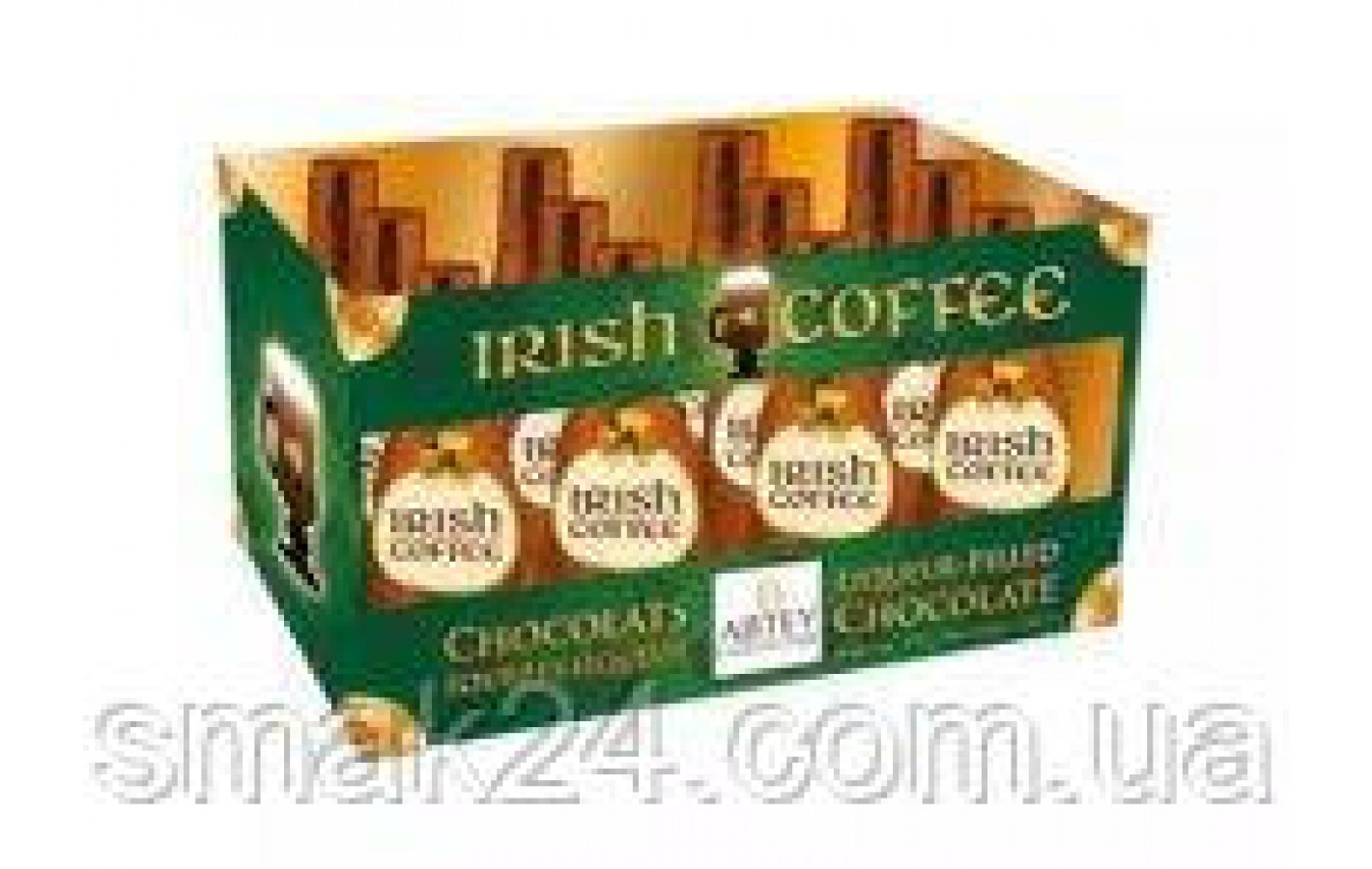 Конфеты из черного шоколада Бутылочки с ликером Abtey Abtey Irish Coffee 155 г Франция