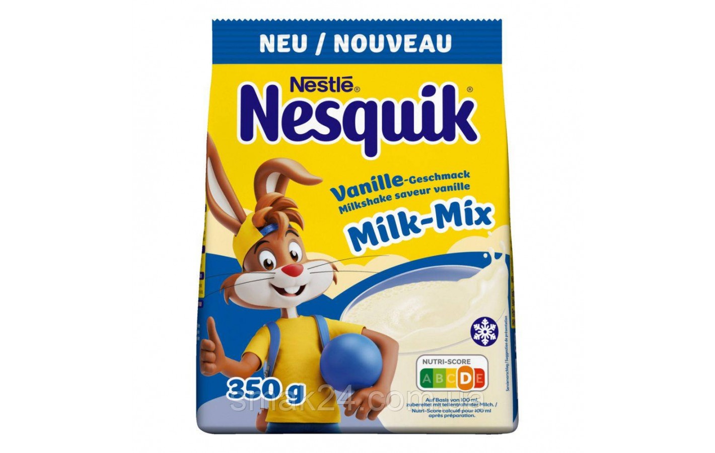 Какао-напиток ванильный Nesquik Vanille-Geschmack Milk-Mix Nestle 350г Германия
