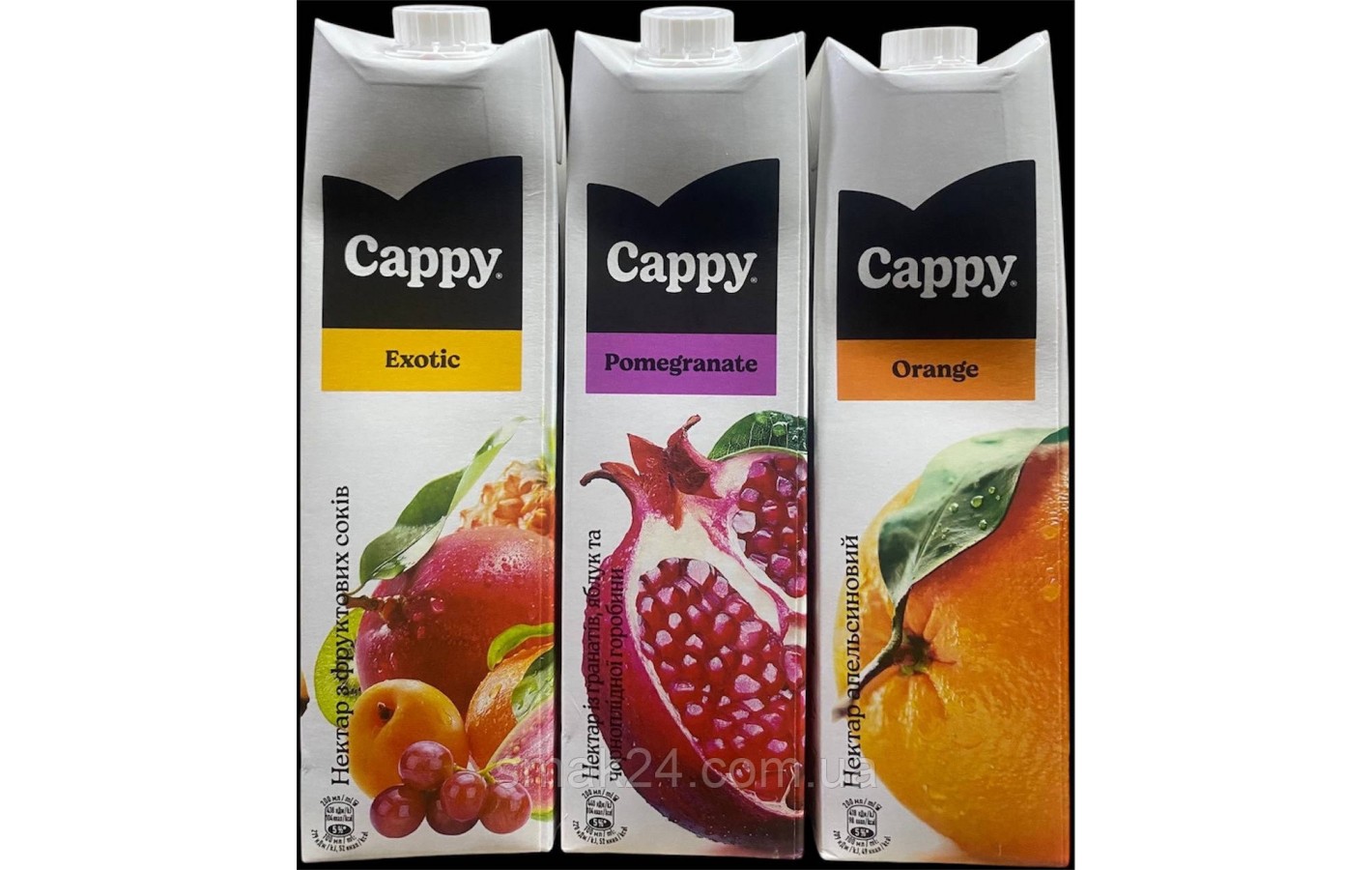 Нектар Cappy Микс Экзотик Гранат Апельсин 1л Украина
