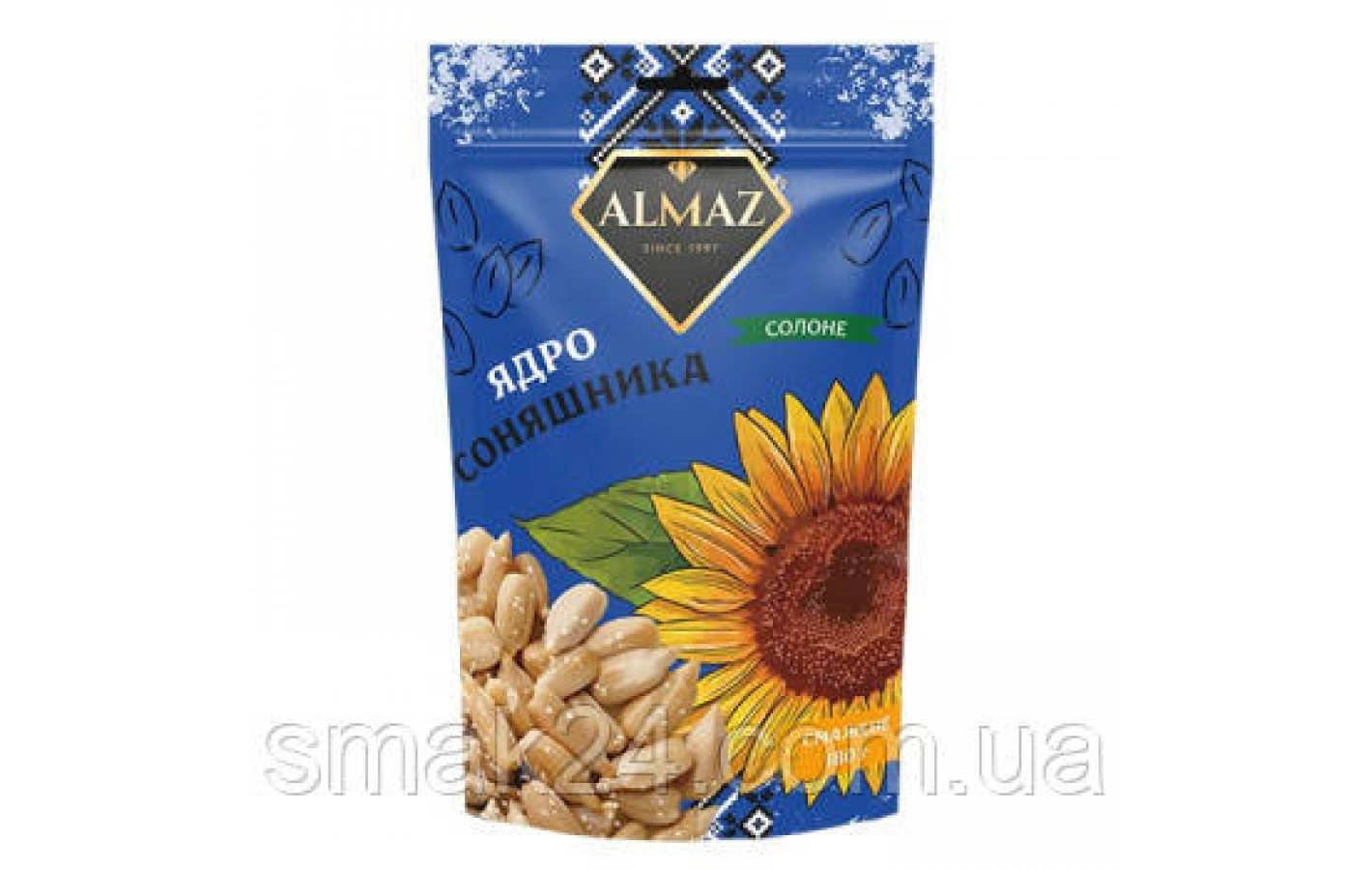 Ядро подсолнуха соленое ALMAZ 180г