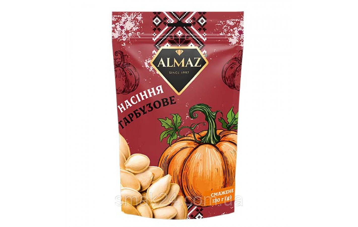 Семечки тыквы жареные ALMAZ 130г