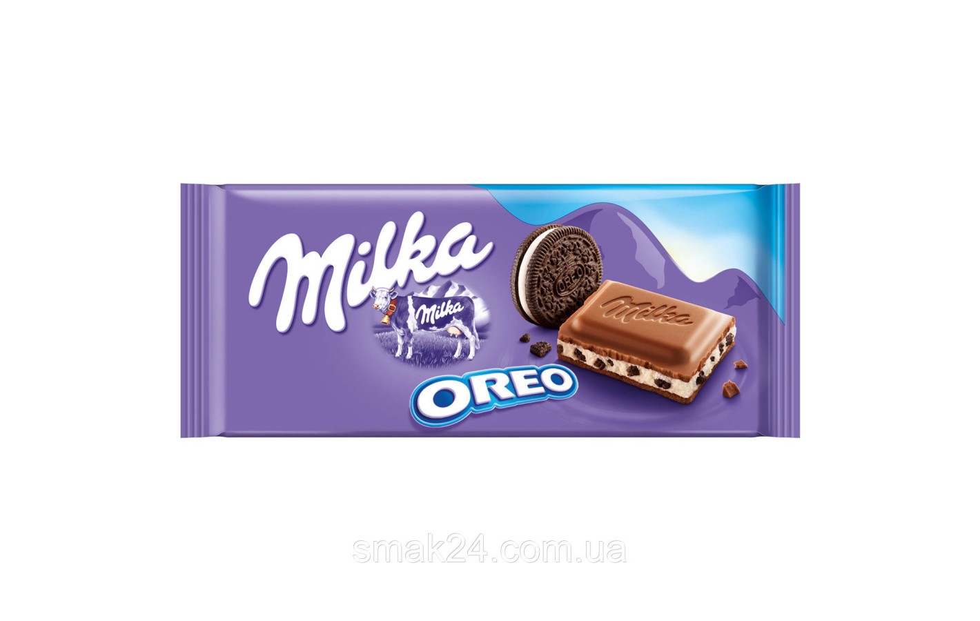 Шоколад молочный Milka Oreo ( c печеньем Орео) Швейцария 100г
