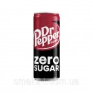 Напиток Dr.pepper Zero sugar Без сахара 0.33л