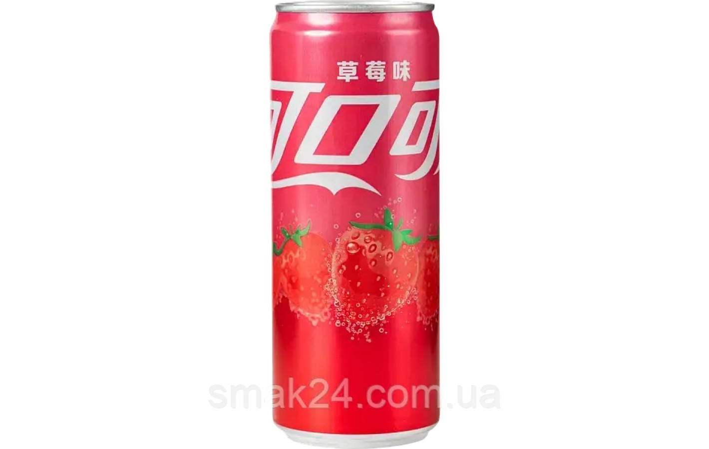 Напиток сильногазированный Coca-Cola strawberry 330мл ж/б Азия