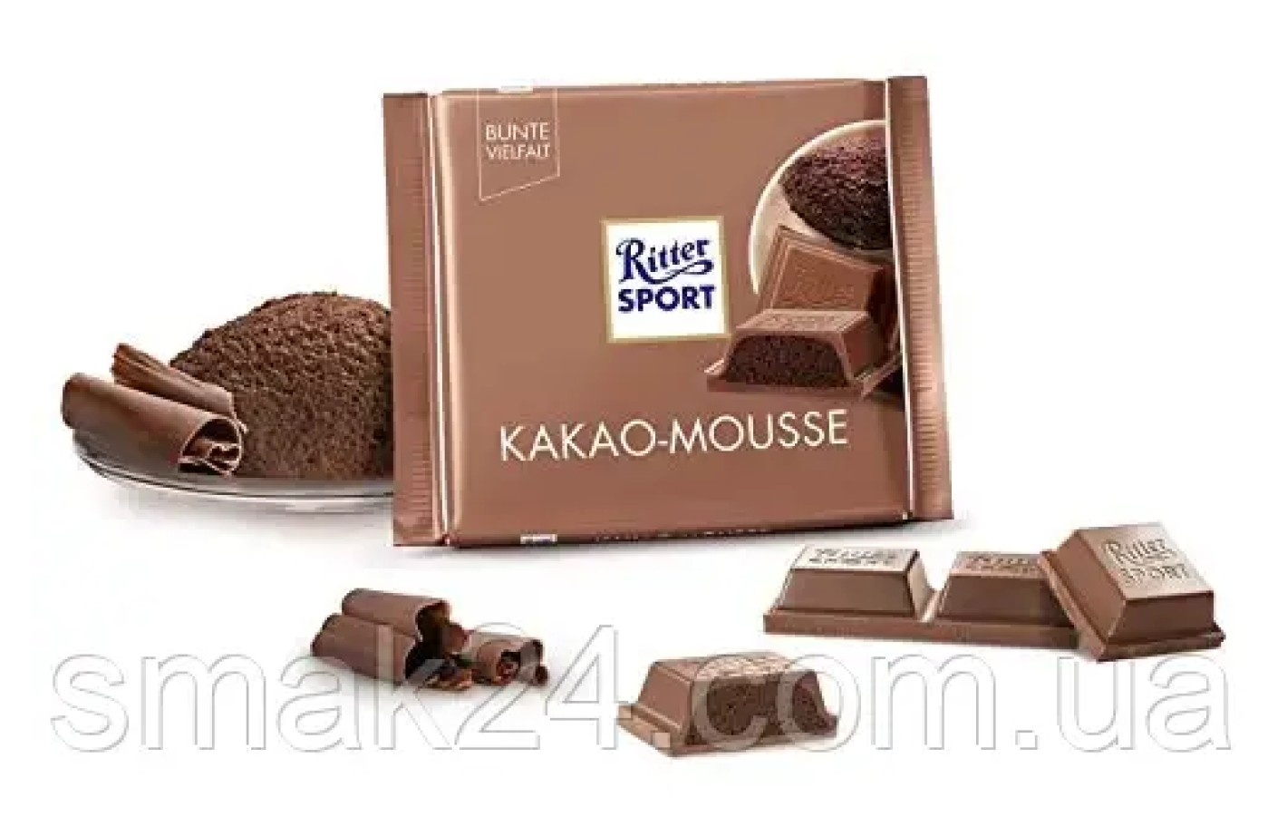 Шоколад с Какао-Мусс Ritter Sport KAKAO-MOUSSE Германия 100г