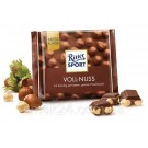 Шоколад молочный Ritter Sport VOLL-NUSS (цельный лесной орех) Германия 100г