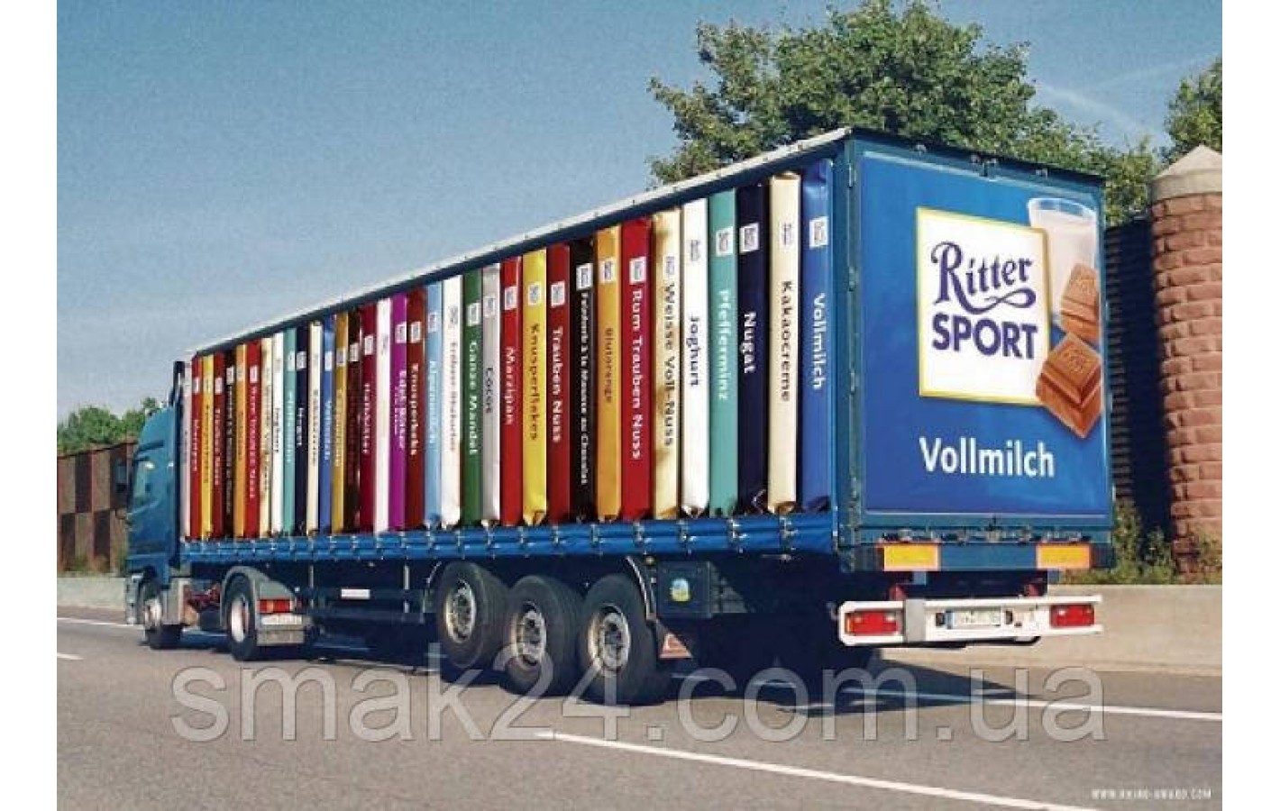 Шоколад Ritter Sport PFEFFERMINZ (МЯТНЫЙ ЛИКЕР) Германия 100г