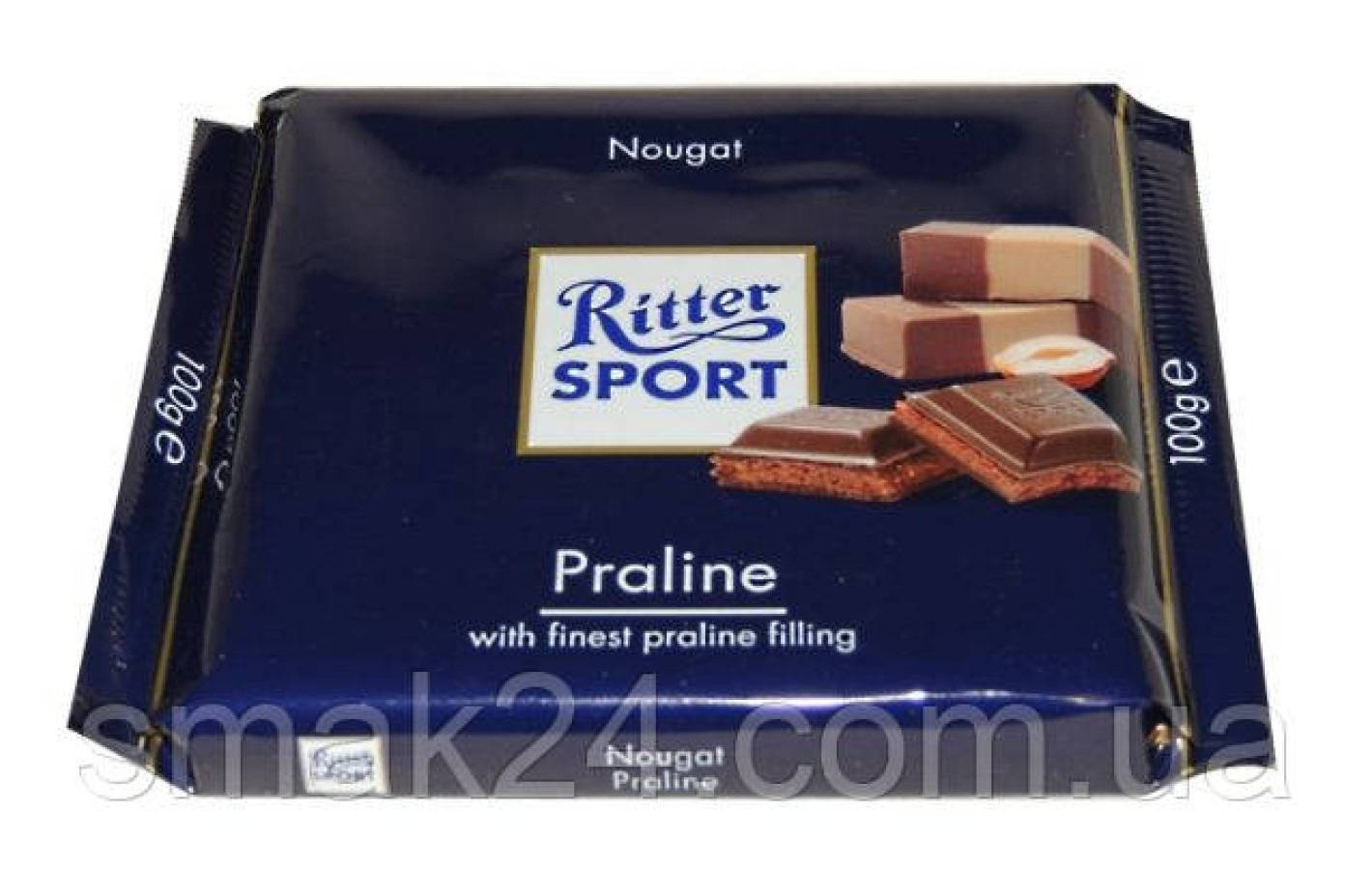 Шоколад Ritter Sport NUGAT ( НУГА , ПРАЛИНЕ) Германия 100г