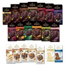 Шоколад молочный с карамелью и миндалем 30% какао Heidi Caramel Nuts Almonds 80г Румыния