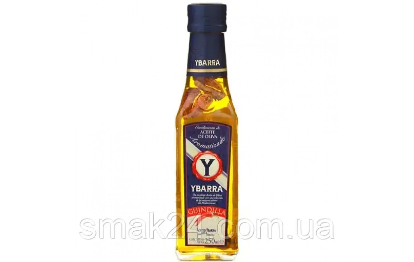 Масло оливковое с перцем чили Ybarra Extra Virgin Guindilla 250мл Испания