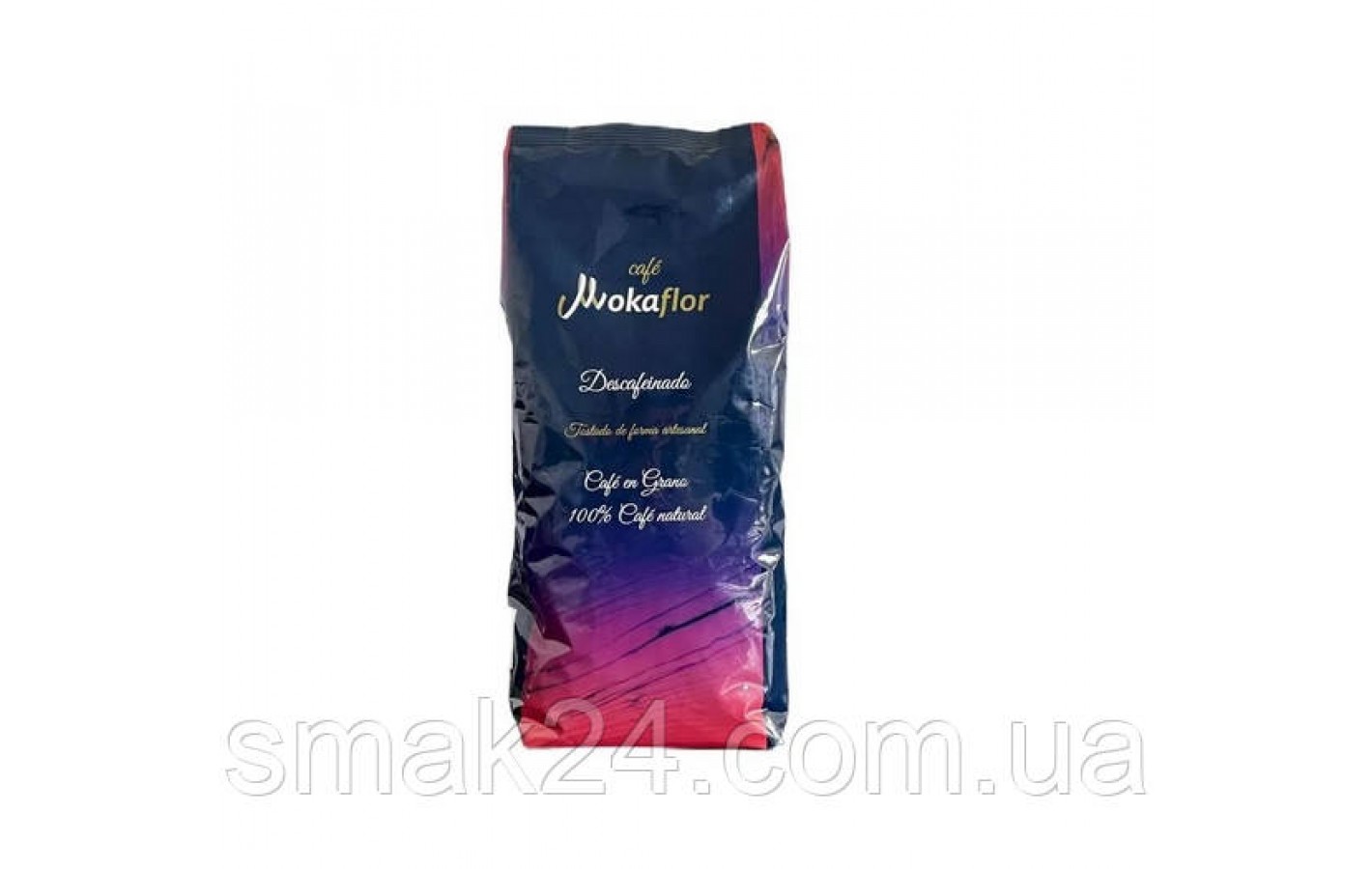 Кофе в зернах БЕЗ КОФЕИНА 100% натуральный Mokaflor Descafeinado 1кг Испания