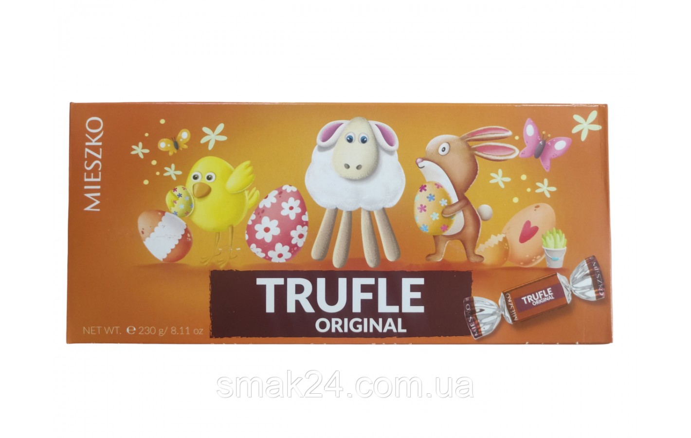 Конфеты шоколадные с ромом TRUFLE ORIGINAL z nutka rumu Mieszko 230г Польша