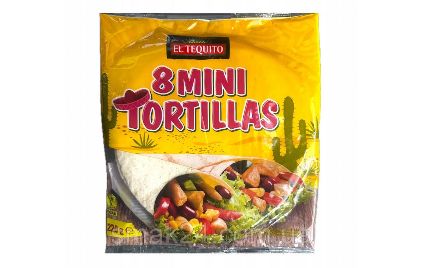 Мини тортилья из пшеничной муки El Tequito Mini Tortilla Pszenna (8 шт) 220g Германия