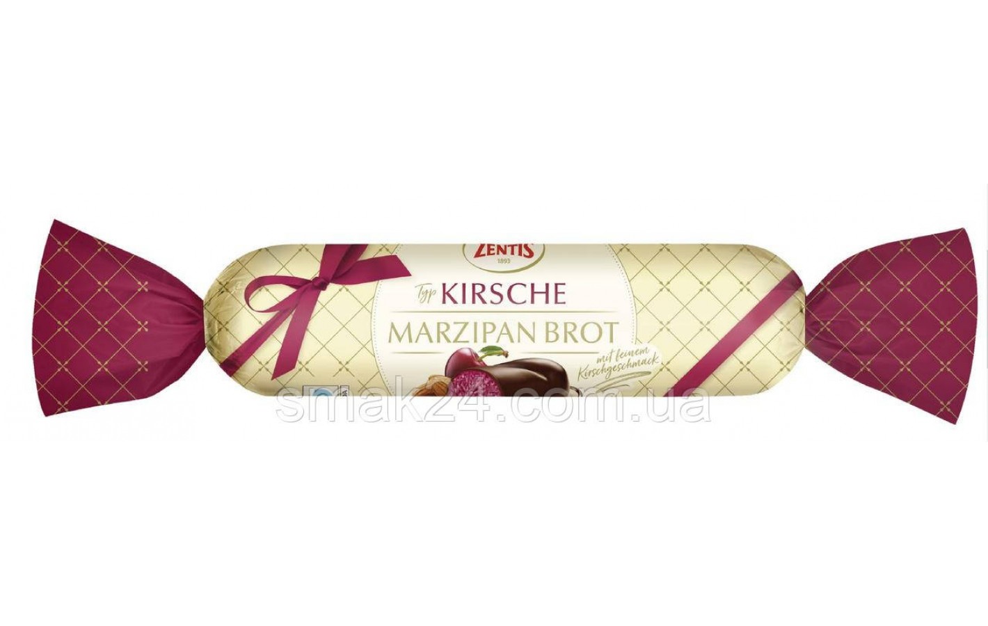 Марципан в шоколаде со вкусом вишни Zentis Marzipan Kirche 100г Германия