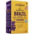 Кофе молотый 100% Арабика Lofbergs Brazil 450г Швеция