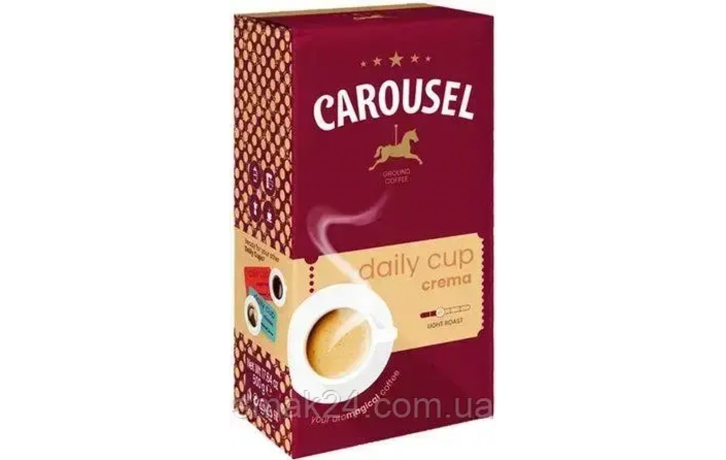 Кофе молотый Carousel Crema 500г Польша