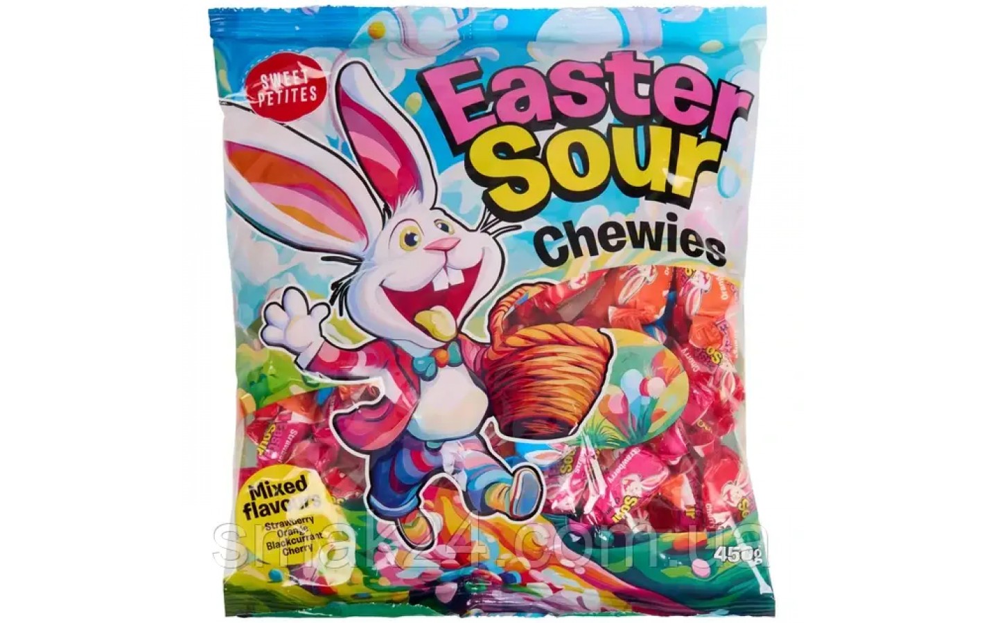 Конфеты жевательные кисло-сладкие Eaester Sour Chewies Sweet Petites (4 вкуса) 450г Нидерланды