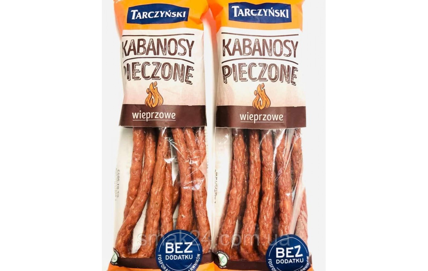 Колбаски Кабанос свиные БЕЗ ГЛЮТЕНА TARCZYŃSKI Kabanosy Wieprzowe 230г Польша