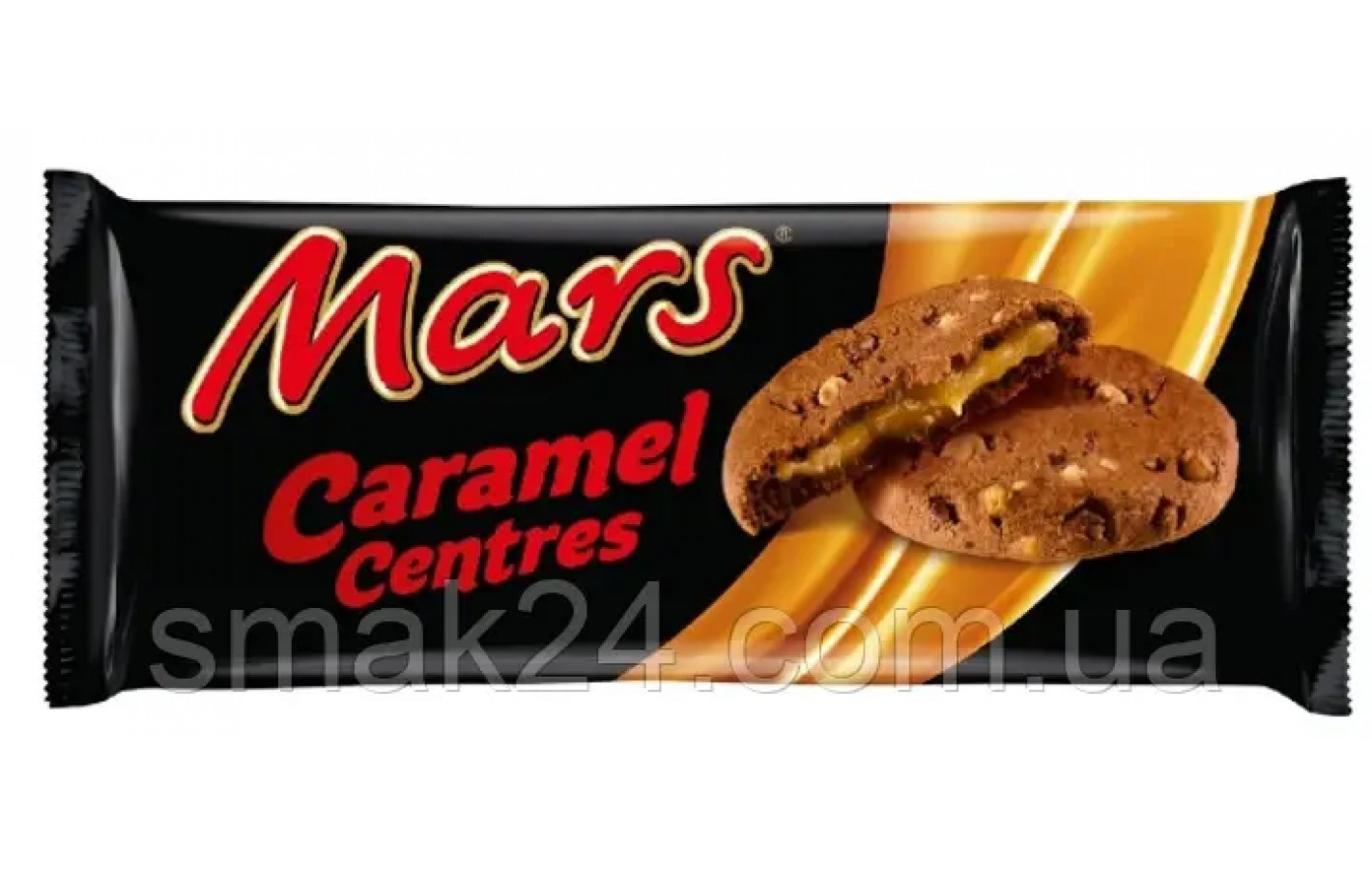 Печенье шоколадное с шоколадной крошкой и карамелью Mars Caramel Centres144г Великобритания