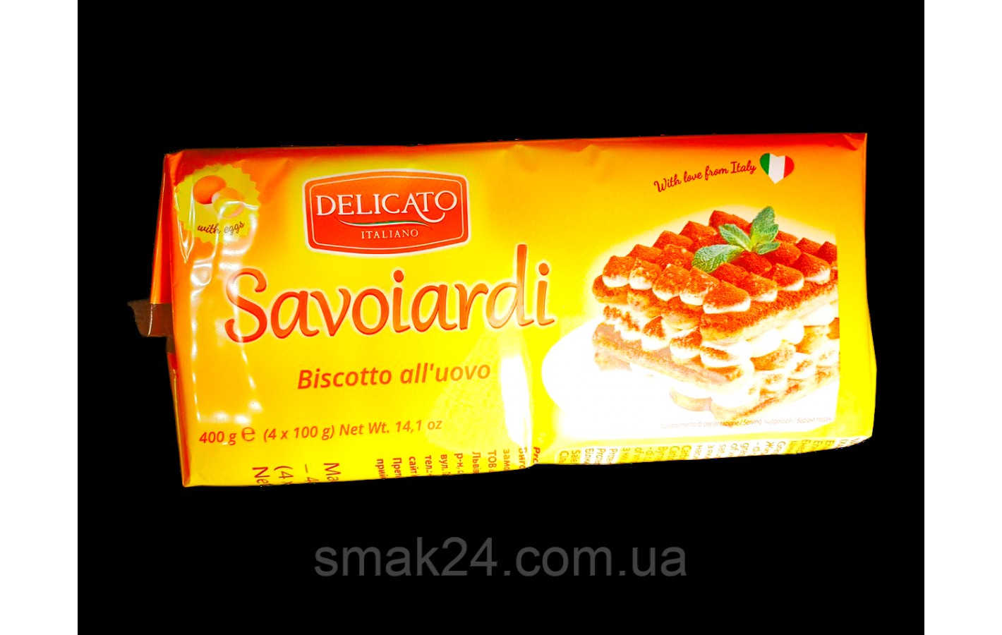 Савоярды (печенье) Delicato Savoiardi 400г Италия