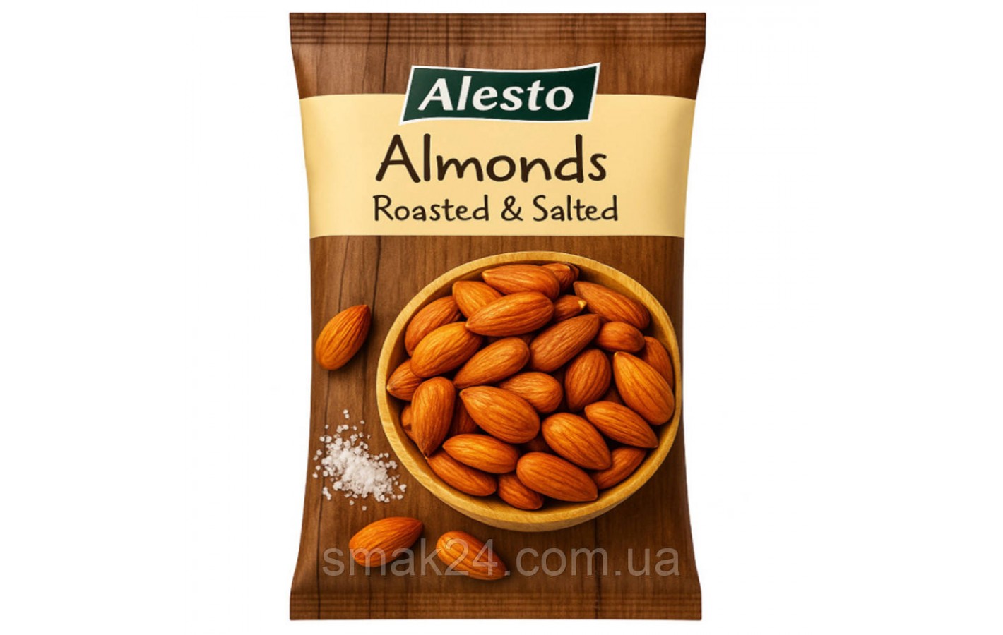 Миндаль жареный с солью Alesto Almonds Roasted & Salted 150г Германия