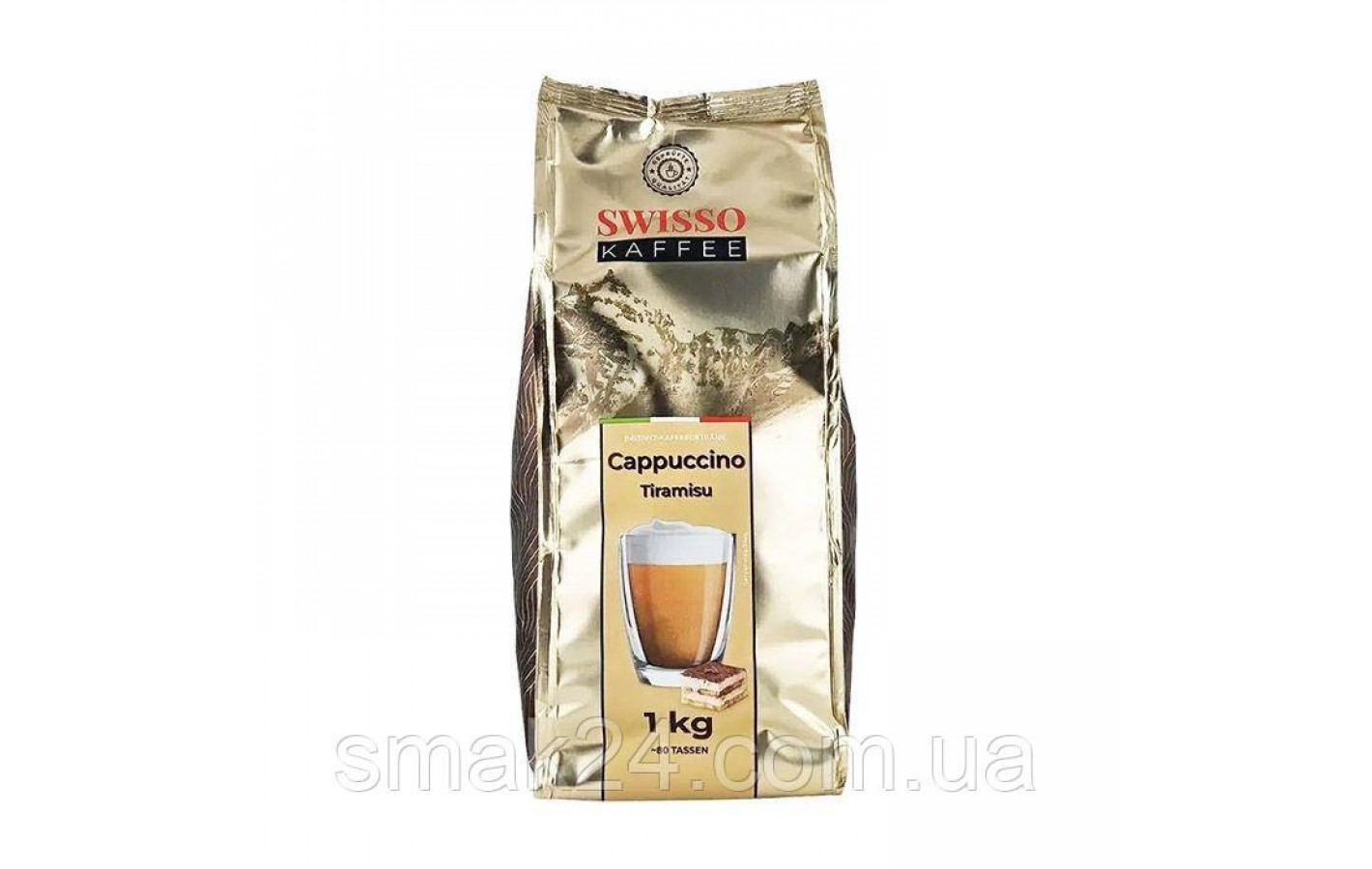 Капучино с фисташковым вкусом Swisso Cappuccino Pistazie 1кг Германия