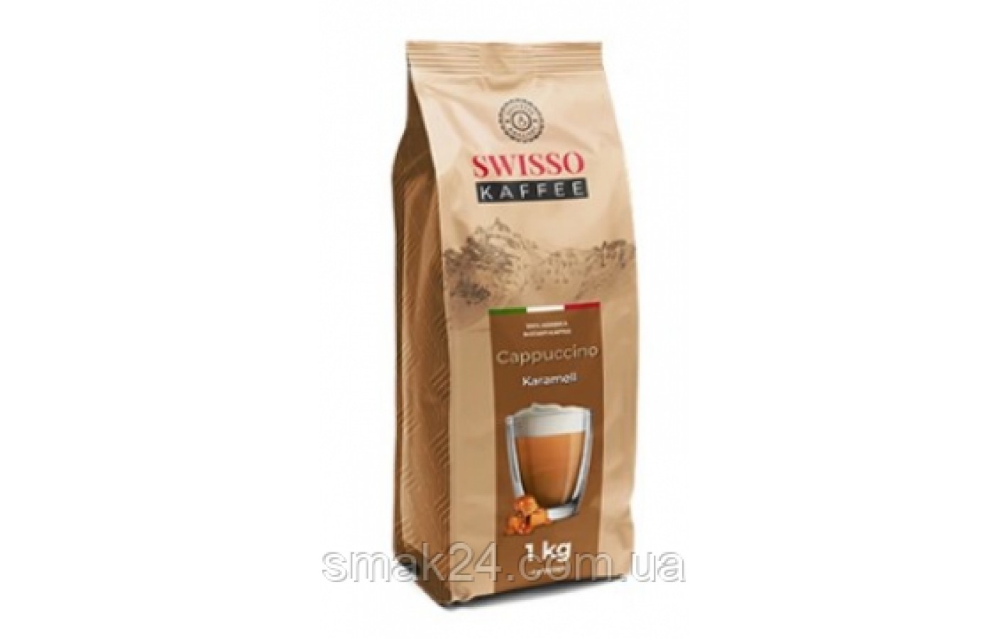 Капучино с фисташковым вкусом Swisso Cappuccino Pistazie 1кг Германия