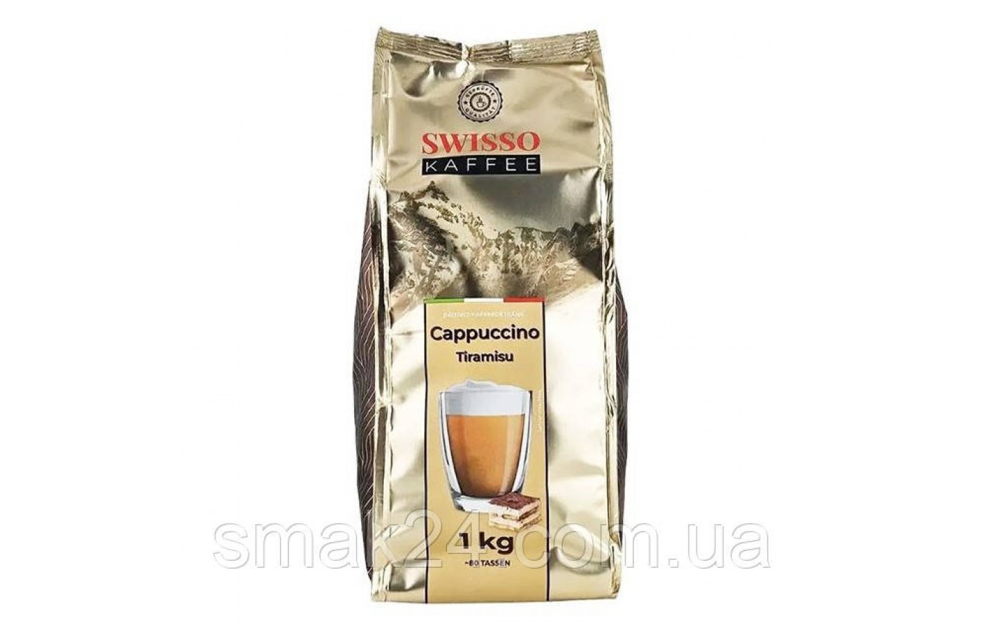 Капучино со вкусом тирамису Swisso Cappuccino Tiramisu 1кг Германия