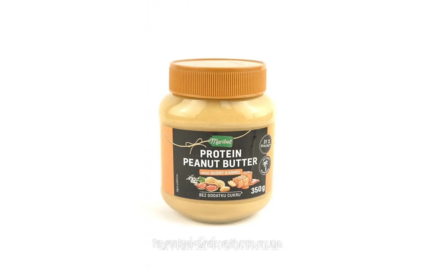 Арахисовая паста со вкусом соленая карамель и протеином Maribel Protein Peanut Butter 350 г Германия