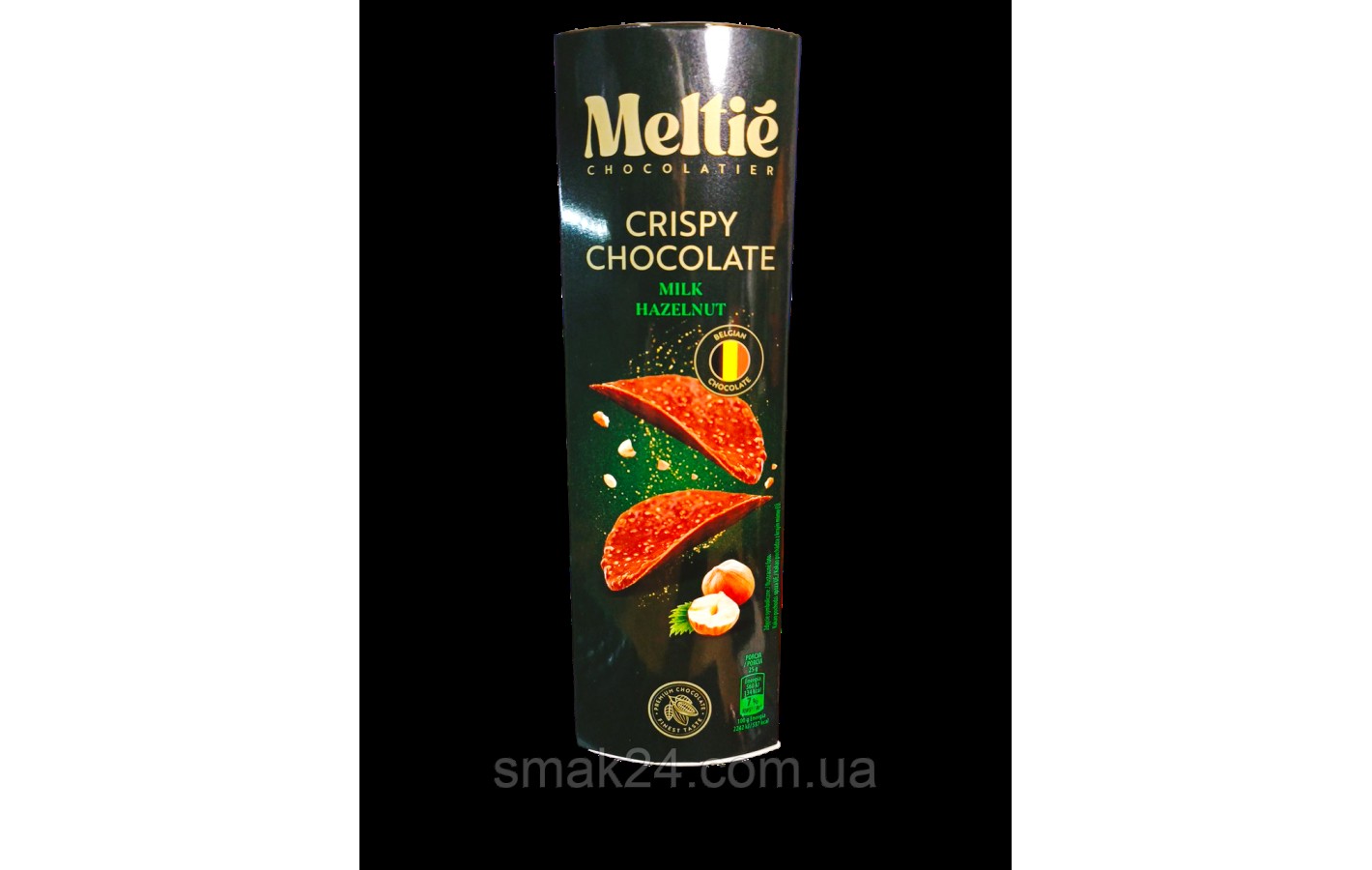Шоколадные чипсы Meltie Crispy Chocolate Milk Hazelnut 125г Бельгия