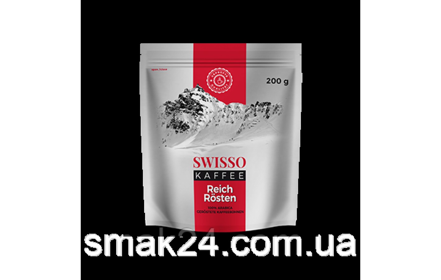 Кофе растворимый сублимированный Swisso Kaffe Reich Rösten 200г эконом пакетГермания