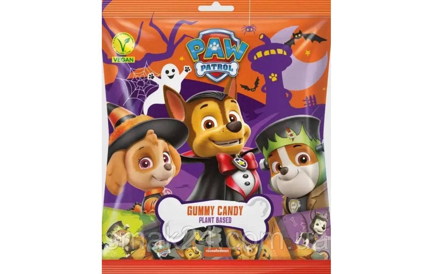 Жевательные конфеты Paw Patrol Vegan Gummy Candy 240г Германия