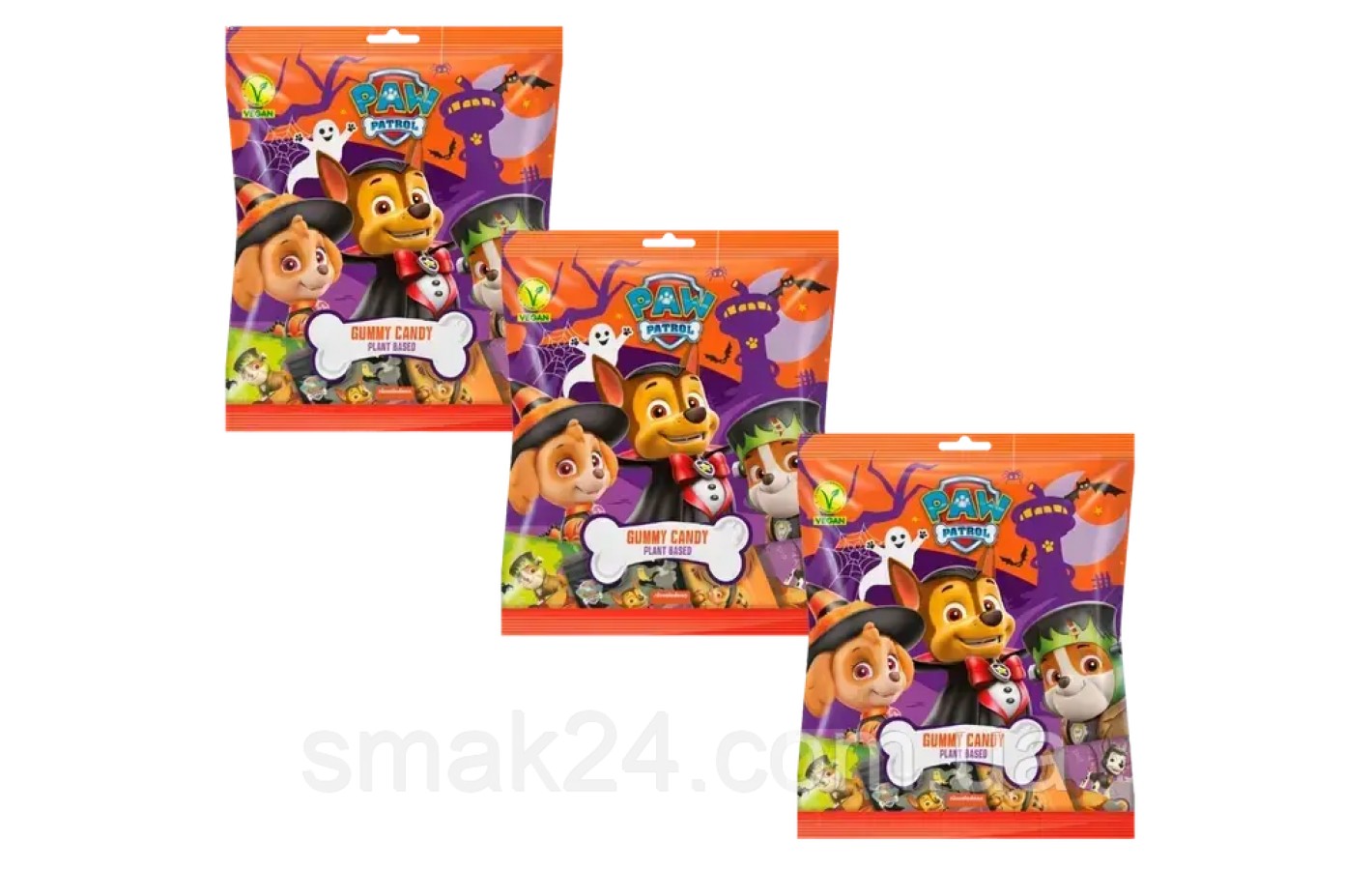 Жевательные конфеты Paw Patrol Vegan Gummy Candy 240г Германия