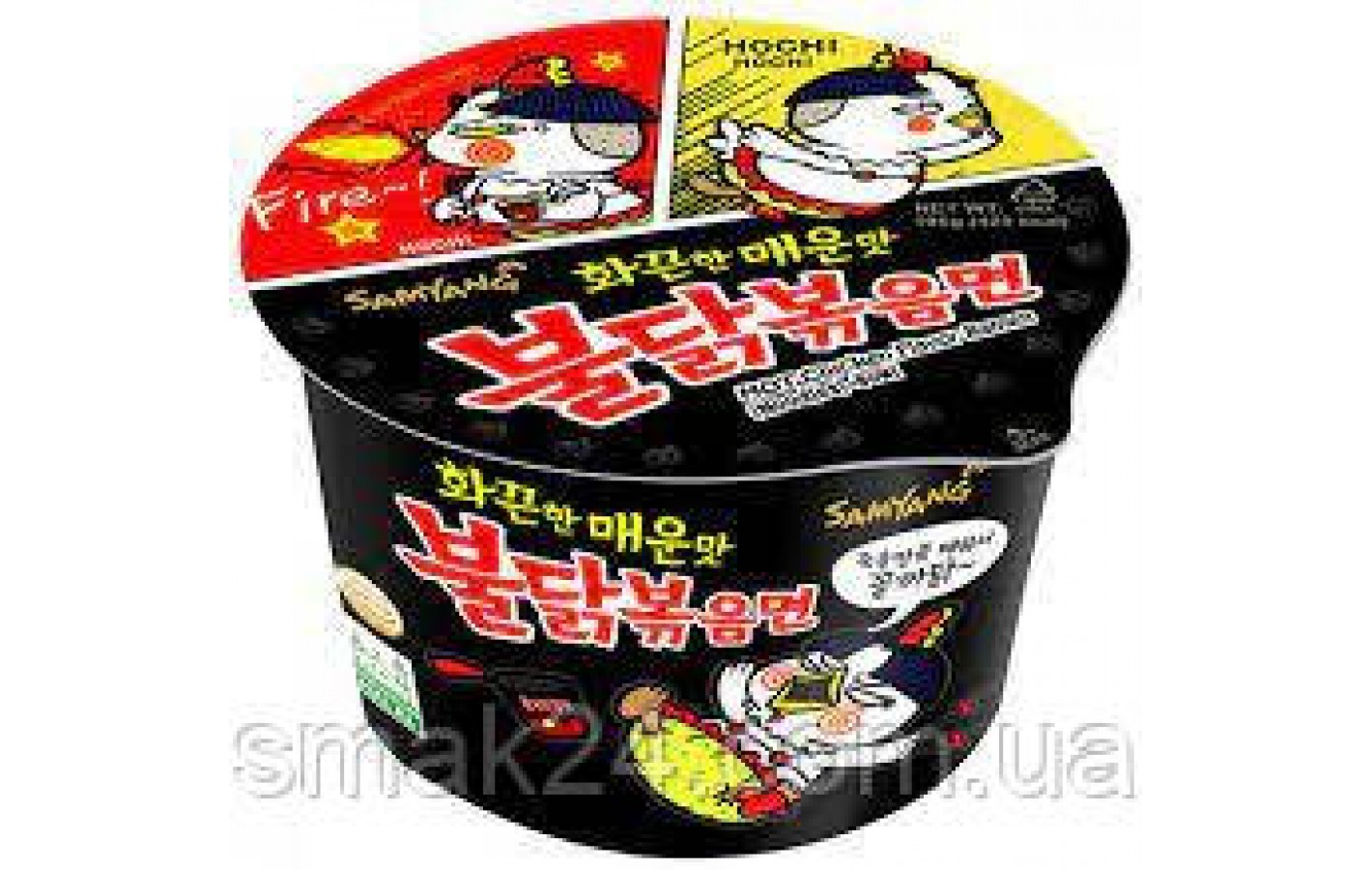 Локшина швидкого приготування гостра з куркою BULDAK HOT Chicken flavor ramen SAMYANG 105 г