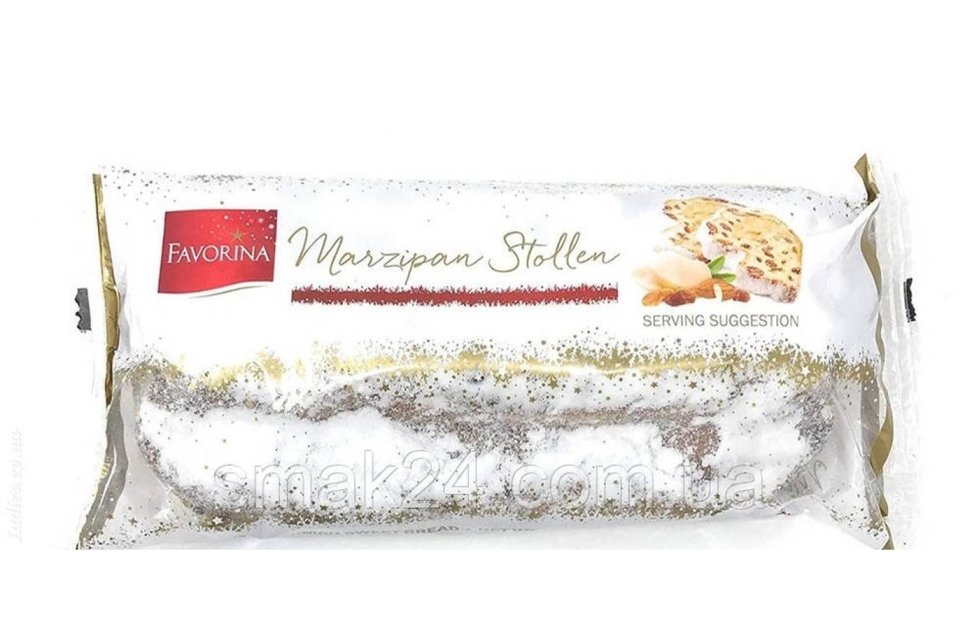 Рождественский штоллен с марципаном Favorina Stollen Германия 750г