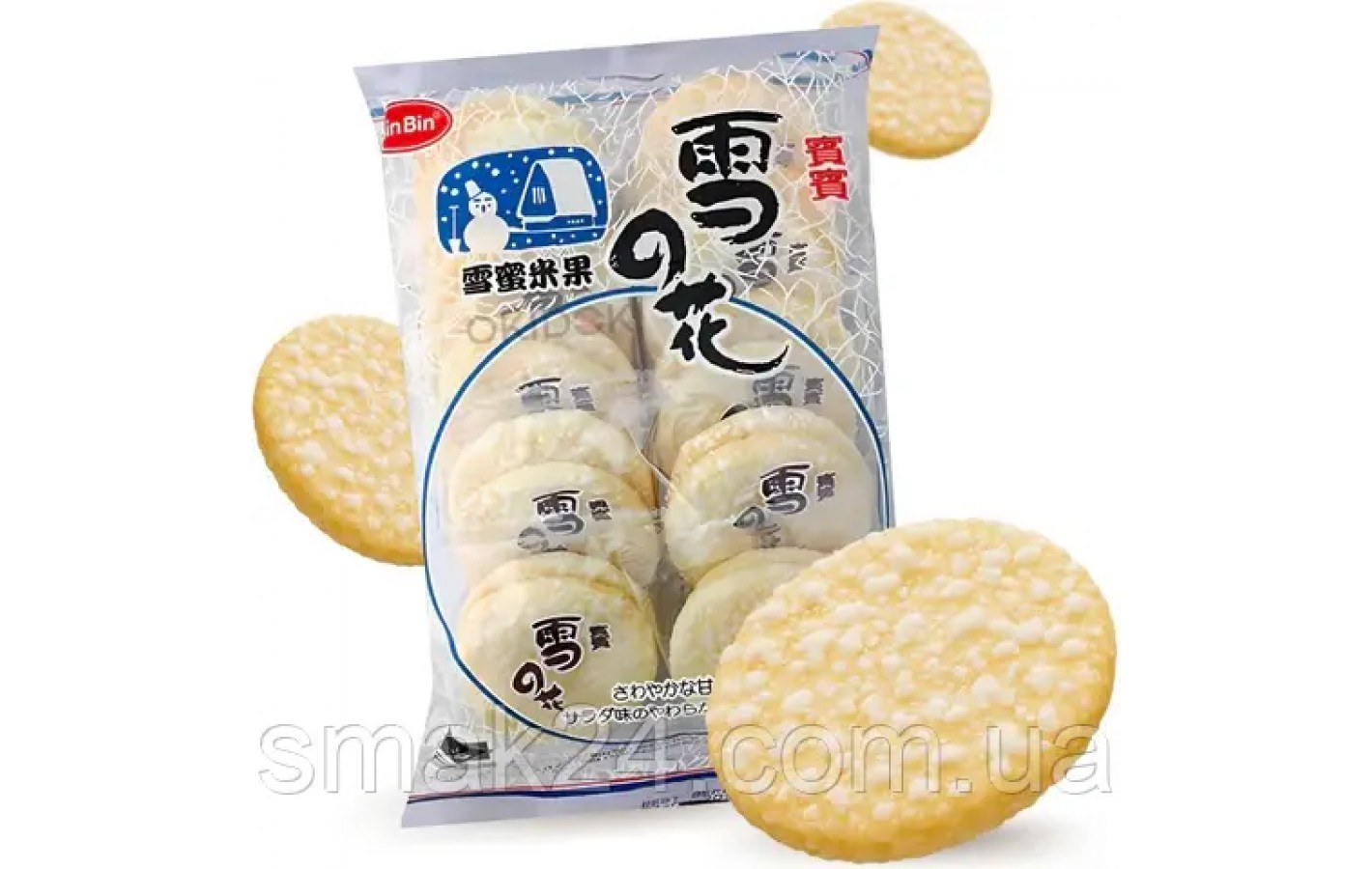 Рисовые крекеры BIN BIN Rice Crackers  150г Таиланд